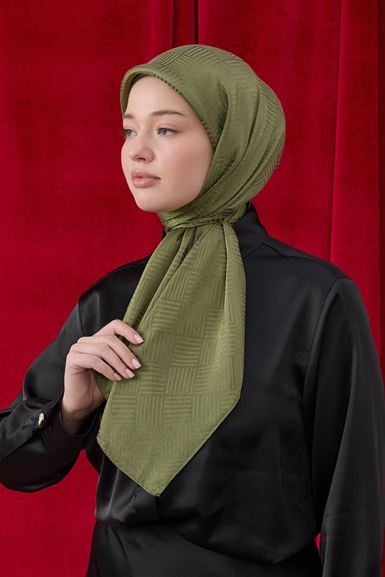 İpeksi Jakar Eşarp Çam (Desen 2) 